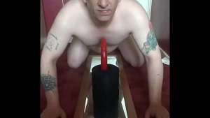 bisexual male mark wright loves arss to mouth that much he humiliates himself on cam to show what he would do to a real mans cock if his arss was fucked by one