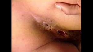 Stepson enjoys my ass, caresses my anus, wants to stick his big cock in me