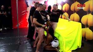 GGG STUDIO – BACKSTAGE OF GANGBANG WITH A BLACK GIRL