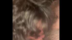 Hooker with a black eye sucks dick & gets fucked in public at night before taking a load in her mouth