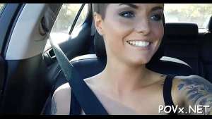 Massive pecker satisfies filthy and nasty babe to the max