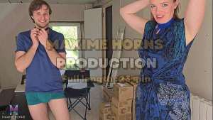 Maxime Horns and His Lovers: Hardcore Sex and Bisexual Pleasure with Four in a Construction Site!