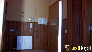 Perfect French Babe Fucks Muscled Plumber in the Bathroom