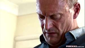 Pigtailed blonde babysitter fucking