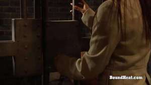 Tight Lesbian Slave In Bondage Masturbating Till Orgasm