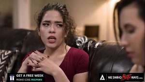 WE SWING BOTH WAYS – Two Naughty Wives Have A Bisexual Orgy With Their Husbands To Save A Divorce