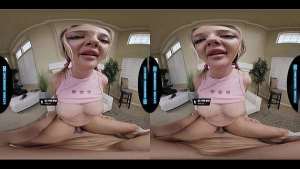 “Your Wife Doesn’t Have Double D’s Like Me” Fucking The Babysitter in VR