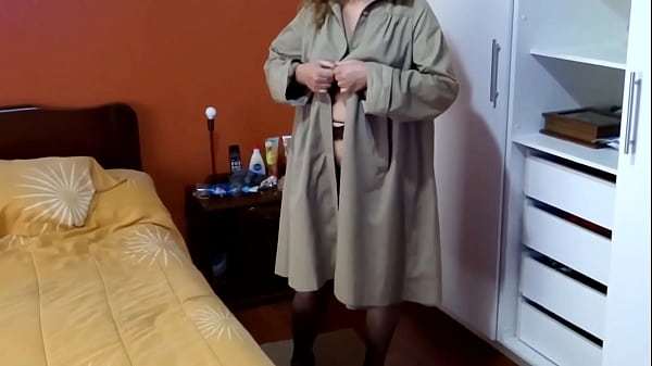 Stepmom showing off in lingerie after fucking, asks for more anal sex