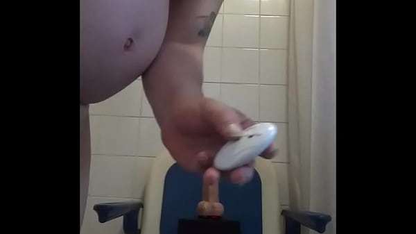 bisexual mark wright rides his new toy but still wished is was a real one as this one dosen,t cum
