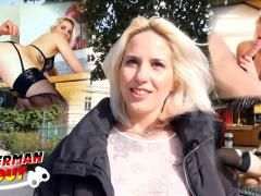Blonde Amy Douxxx beim deutschen Casting gebumst