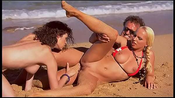 A Hardcore Threesome on the Beach Is Better with Your Friends
