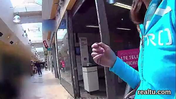 Flawless czech nympho is seduced in the mall and drilled in pov