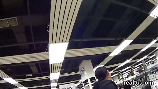 Gorgeous czech teenie gets tempted in the supermarket and shagged in pov