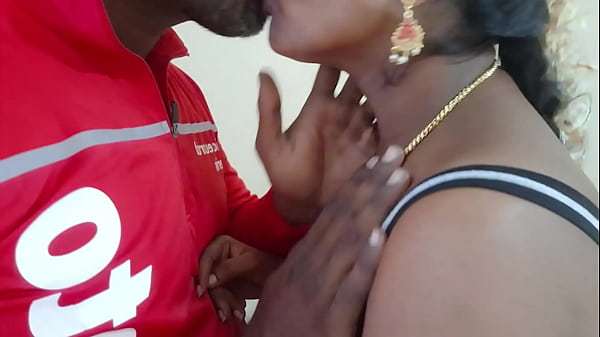 hot tamil aunty fucks delivery boy