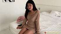 Sexy asian girl comes back for sex