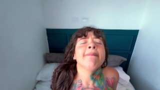 Threesome with stepmother and her stepdaughter after tattooing her