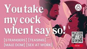 ASMR Audio Porn: Male Dom Photographer Fucks His Model at Work – Teasing & Public Sex – Erotic Audio Roleplay for Women