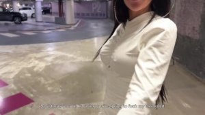 bourgeois girl get roughly sodomized in the trunk of her car after an evening