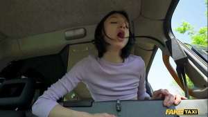 Fake Taxi – Shy teen with short hair has her wet pussy pumped on the backseat of the taxi