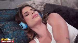 Fakehub – Freaky Hot new girlfriend likes to prank her boyfriend with a fake cock