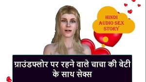 Hindi Audio Sex Story – Sex with Ground floor step uncle’s Daughter
