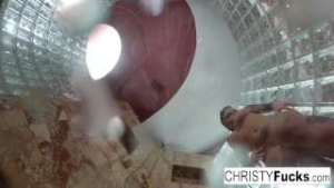 Hot Shower BTS Fun With Christy, Dahlia and Ivan