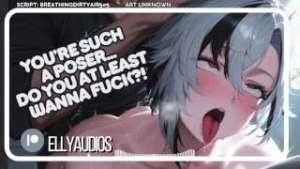 Making The Cold Goth Chick Melt Around Your Cock [Manhandling] [Standing Doggy] [Bar]