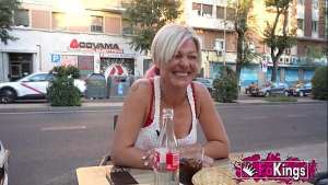 The MILF Sandra V has a date with her fan. The smelling panties goes into action!