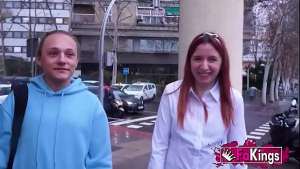 The porn begins, mature and young. Alice Biancci, Vanessa Colombiana, Lucia Bianco, and the redheaded student Astrid Ortiz. FAKings