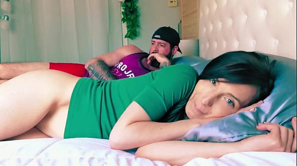 British Stepsister Forgot To Wear Panties To Bed – Stepbrother Can’t Resist