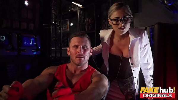 FAKEhub – Hot young scientist discovers a universe where time runs backwards so explores a big cock to an explosive squirting orgasm before taking a reverse facial – Space Taxi