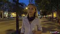 GERMAN SCOUT – SKINNY YOUNG GIRL TALK TO FUCK AT REAL STREET CASTING FOR CASH