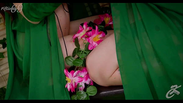 HUGE CREAMPIE & anal play for a HORNY FOREST ELF