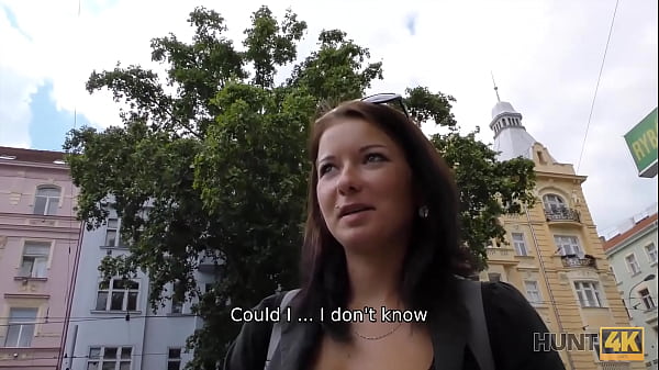 HUNT4K. Poor boy for cash is compelled to watch GFs affair with hunter