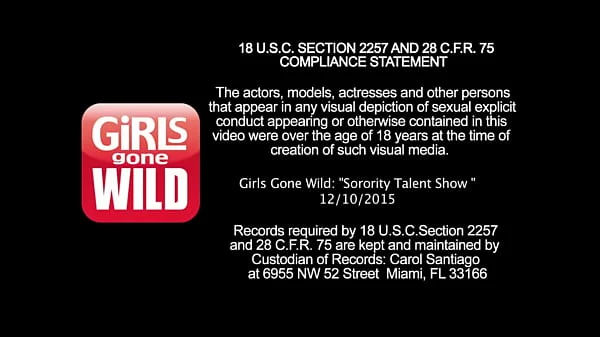 Sorority Talent Show