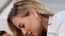 VIXEN Busty blonde fucked