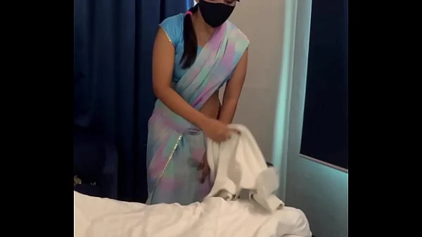 Hot MAID creampie for money by Guest in a Hotel Hindi Audio Sex Video