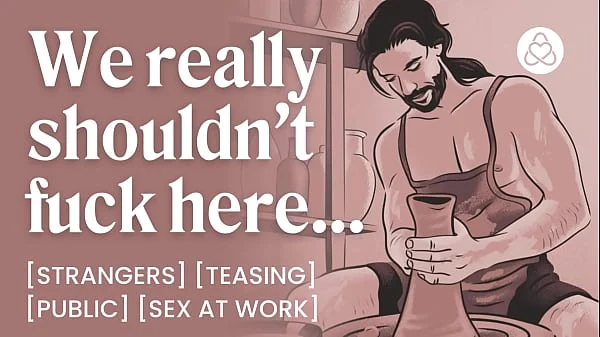 ASMR Audio Porn: Sexy Pottery Instructor Fucks You After Class – Strangers & Public Sex – Erotic Audio Roleplay for Women
