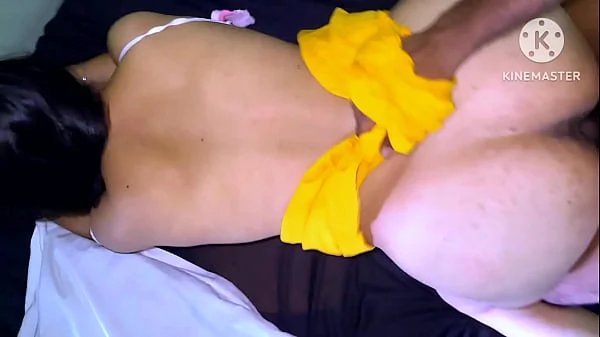 Big ass desi hot bhabhi fucking in bra and petticoat