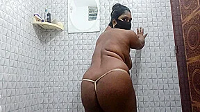 Desi Girl Shower Romm