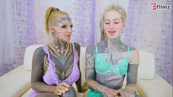 Heavily Ink TEENS Pornstars ATM and Gaping Threesome World Champion