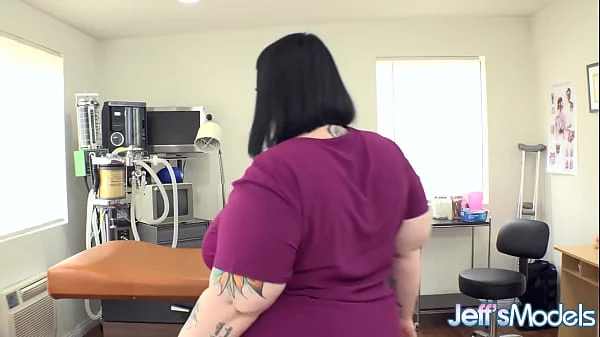 Hot Fat Nurse Alexxxis Allure Runs Some Tests on Patient’s BBC