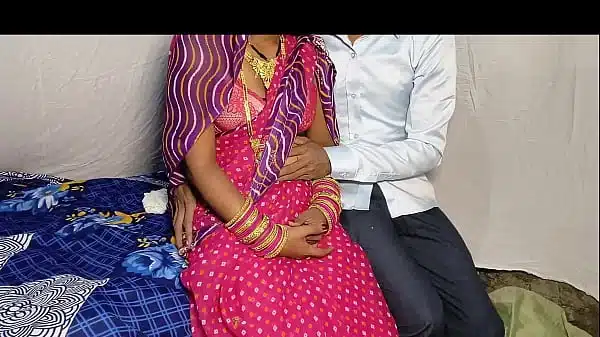 Hot sexy sali ki jija new year red sharee suhag rat csex video hard full