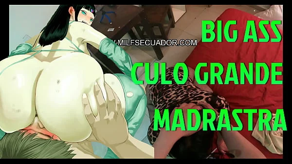 Me encanta dominar a mi hijastro con mis nalgotas, casi no puede r…