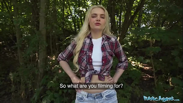 Public Agent Stranded Hot Blonde Has Time For an Outdoor Fucking