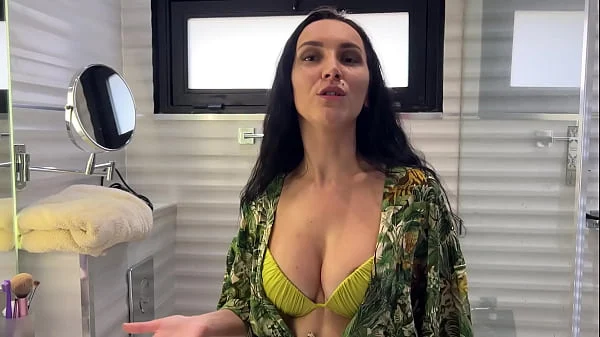 Too Close for Just Family. Stepmother fucks stepson after the beach