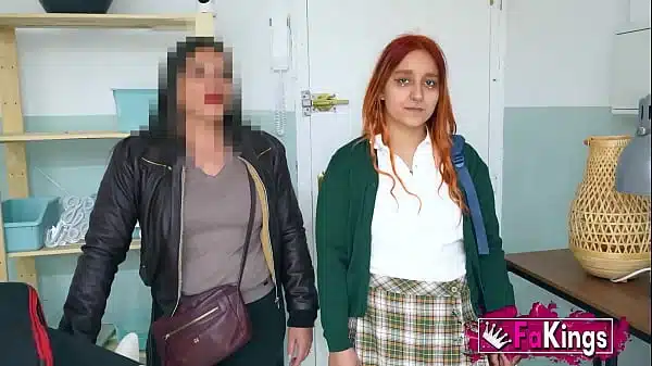 Nataly Hott comes supported to her stepmom to her very own porn debut!!