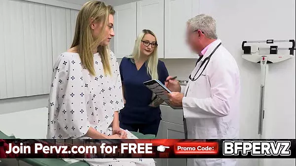 Perv Doctor and His Busty Nurse Teach Their Hot Patient How to Keep Her Pussy Warm ~ Free Movie