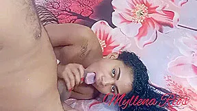 Shy Brunette Surprised With Sexy Lingerie And Faced Hard Cock With Courage Letting Him Cum Inside