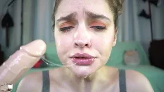 Spit Play Deep Throat Dildo BJ Live on Cam Mary Moody